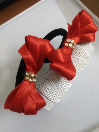 Hair Rubber bands - Mini Bow